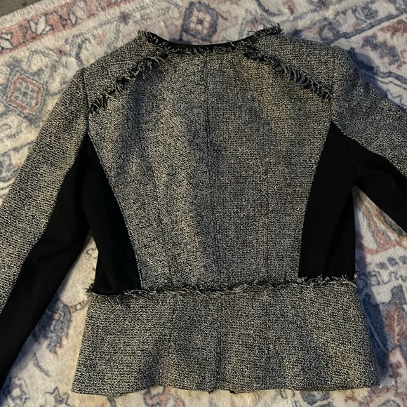 White House Black Market Tweed Blazer Jacket - Picture 4 of 6